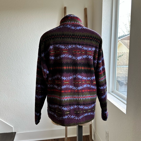 Patagonia Vintage ‘94 Synchilla Aztec Print Fleece 1/4 Zip Pullover Sz: Med - Picture 7 of 7